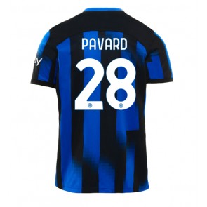 Inter Milan Benjamin Pavard #28 Replika Hjemmebanetrøje 2023-24 Kortærmet